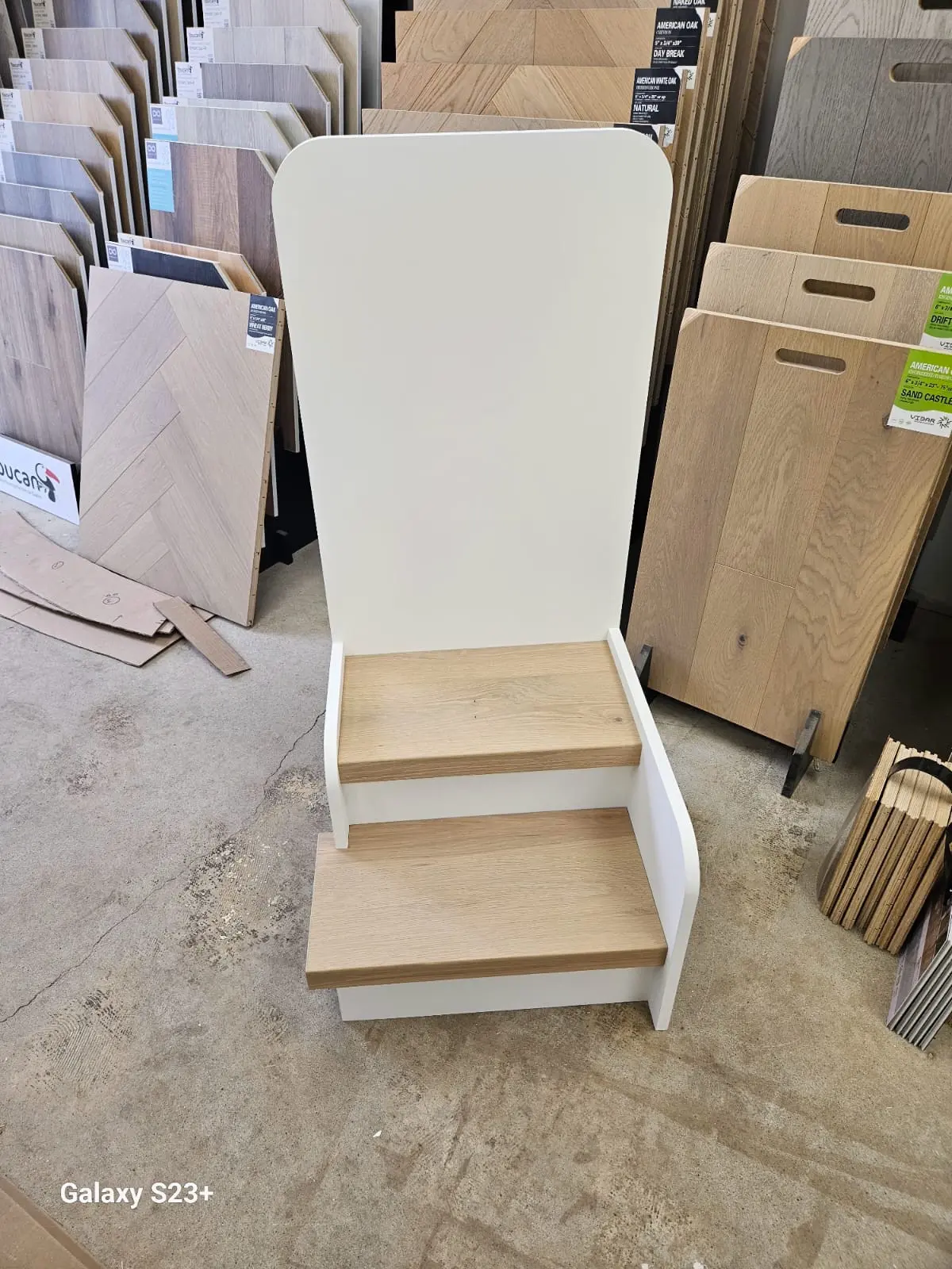 Custom Stair House flooring store display main photo
